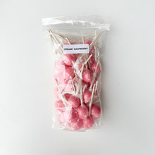 Load image into Gallery viewer, Large Lollies: Creamy Raspberry Lollipop Candy