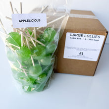 Load image into Gallery viewer, Large Lollies: Applelicious Lollipop Candy