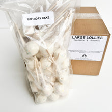 Load image into Gallery viewer, Large Lollies: Birthday Cake Lollipop Candy