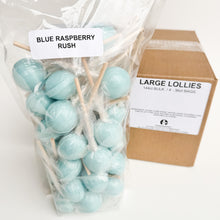 Load image into Gallery viewer, Large Lollies: Blue Raspberry Rush Lollipop Candy