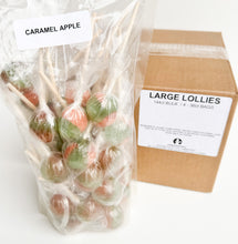 Load image into Gallery viewer, Large Lollies: Caramel Apple Lollipop Candy