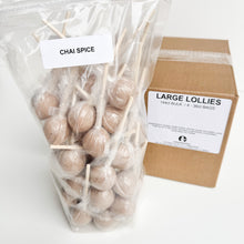 Load image into Gallery viewer, Large Lollies: Chai Lollipop Candy