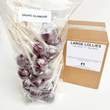 Load image into Gallery viewer, Large Lollies: Grape Glamour Lollipop Candy