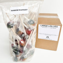 Load image into Gallery viewer, Large Lollies: Rainbow Rhapsody Lollipop Candy