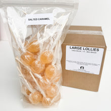 Load image into Gallery viewer, Large Lollies: Salted Caramel Lollipop Candy