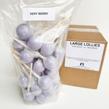 Load image into Gallery viewer, Large Lollies: Very Berry Lollipop Candy