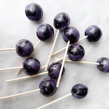 Load image into Gallery viewer, Large Lollies: Strawberry Kiwi Witches' Brew Lollipop Candy