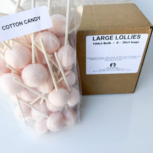 Load image into Gallery viewer, Large Lollies: Cotton Candy Lollipop Candy