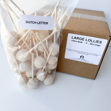 Load image into Gallery viewer, Large Lollies: Dutch Letter Lollipop Candy
