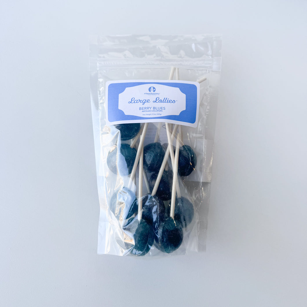 Large Lollies: Berry Blues Lollipop Candy