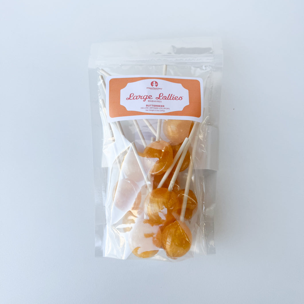Large Lollies: Butterbeer Lollipop Candy