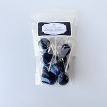 Load image into Gallery viewer, Large Lollies: Black Licorice Lollipop Candy
