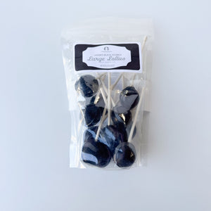 Large Lollies: Black Licorice Lollipop Candy