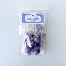 Load image into Gallery viewer, Large Lollies: Blackberry Lime Fizz Lollipop Candy
