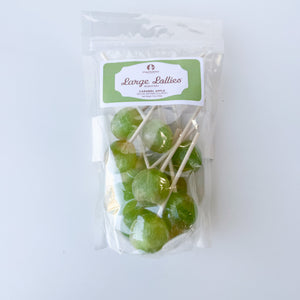 Large Lollies: Caramel Apple Lollipop Candy