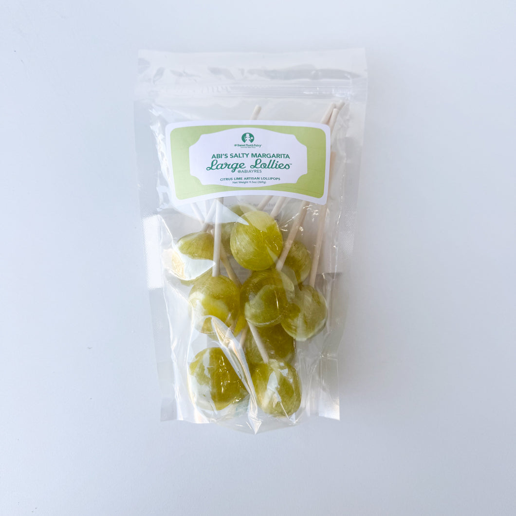 Large Lollies: Salty Margarita Lollipop Candy