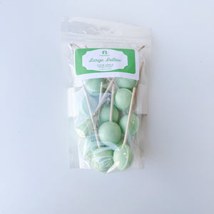 Large Lollies: Sour Apple Lollipop Candy