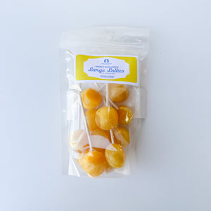 Large Lollies: Sour Lemon Lollipop Candy