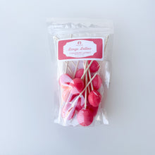 Load image into Gallery viewer, Large Lollies: Strawberry Sorbet Lollipop Candy
