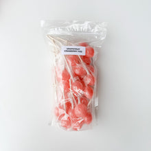 Load image into Gallery viewer, Large Lollies: Grapefruit Cranberry Fizz Lollipop Candy
