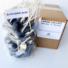 Load image into Gallery viewer, Large Lollies: Black Berry Bliss Lollipop Candy
