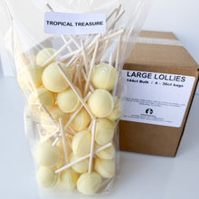 Load image into Gallery viewer, Large Lollies: Tropical Treasure Lollipop Candy
