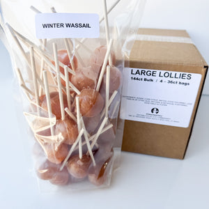 Large Lollies: Winter Wassail Lollipop Candy