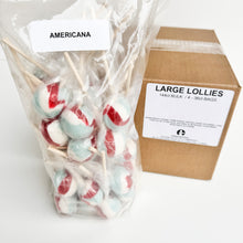 Load image into Gallery viewer, Large Lollies: Americana Lollipop Candy
