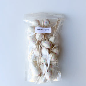 Large Lollies: Birthday Cake Lollipop Candy