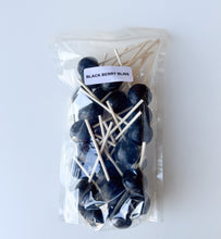 Load image into Gallery viewer, Large Lollies: Black Berry Bliss Lollipop Candy
