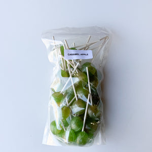 Large Lollies: Caramel Apple Lollipop Candy