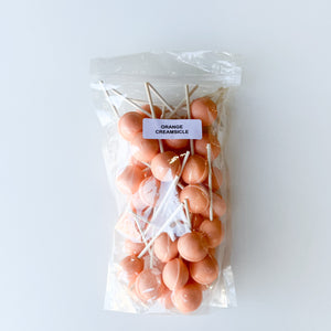 Large Lollies: Orange Creamsicle Lollipop Candy