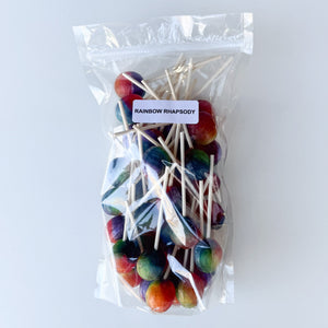 Large Lollies: Rainbow Rhapsody Lollipop Candy