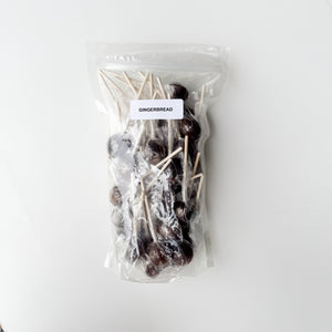 Large Lollies: Gingerbread Lollipop Candy
