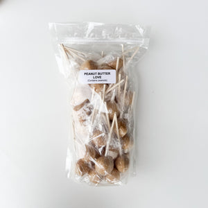Large Lollies: Peanut Butter Love Lollipop Candy