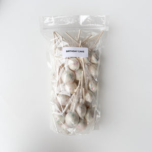 Large Lollies: Birthday Cake Lollipop Candy