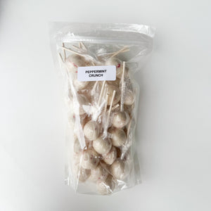 Large Lollies: Peppermint Crunch Lollipop Candy