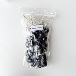 Large Lollies: Black Berry Bliss Lollipop Candy