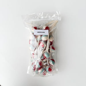 Large Lollies: Americana - Red, White, Blue Candy