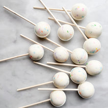Load image into Gallery viewer, Large Lollies: Birthday Cake Lollipop Candy
