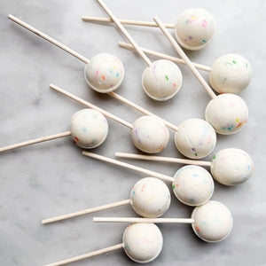 Large Lollies: Birthday Cake Lollipop Candy