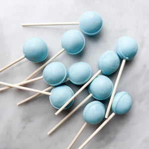 Large Lollies: Blue Raspberry Rush Lollipop Candy