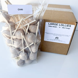 Large Lollies: Chai Lollipop Candy