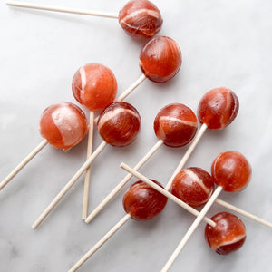 Large Lollies: Creamy Rootbeer Float Lollipop Candy
