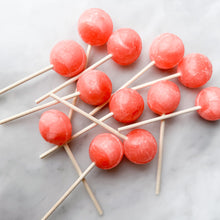 Load image into Gallery viewer, Large Lollies: Grapefruit Cranberry Fizz Lollipop Candy

