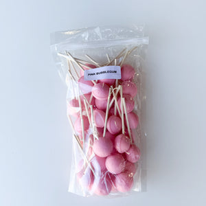 Large Lollies: Pink Bubblegum Lollipop Candy
