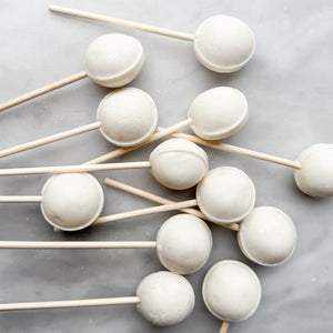 Large Lollies: Caribbean Coconut Cream Lollipop Candy