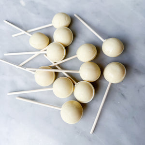 Large Lollies: Honey Butter Lollipop Candy