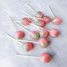 Load image into Gallery viewer, Large Lollies: Sour Watermelon Lollipop Candy
