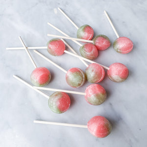 Large Lollies: Sour Watermelon Lollipop Candy